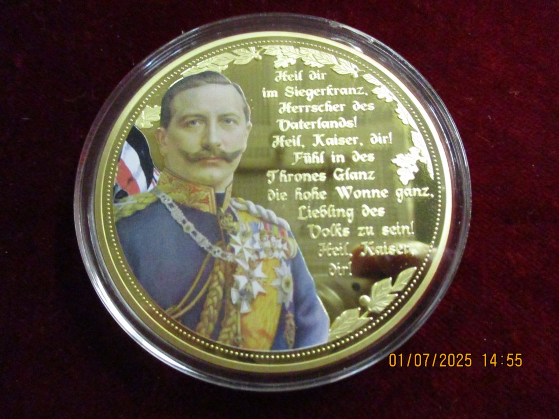  Medaille Deutsches Kaiserreich 110g   