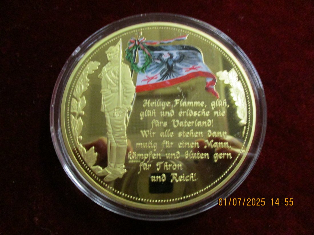  Medaille Deutsches Kaiserreich 110g   