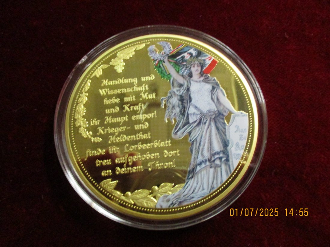  Medaille Deutsches Kaiserreich 110g   