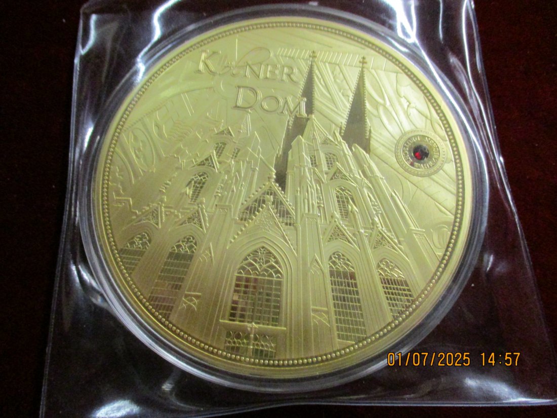  Medaille Kölner Dom 376g   