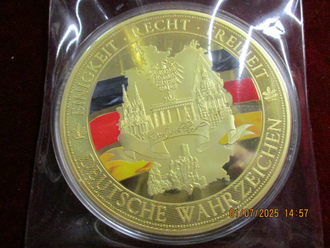  Medaille Kölner Dom 376g   