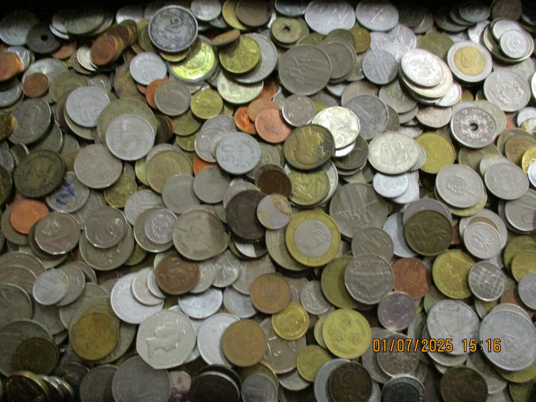  Lot - Sammlung Kleinmünzen und Medaillen 4kg   