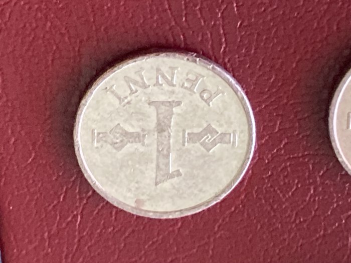  Münze Umlaufmünze Finnland 1 Penni 1972   