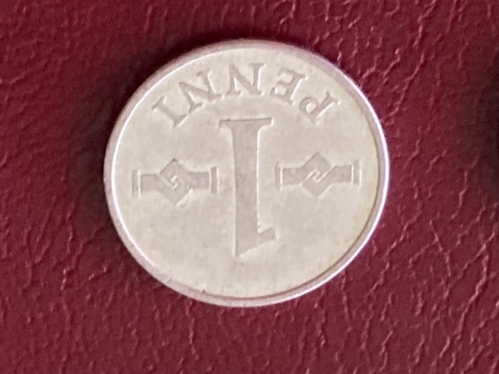  Münze Umlaufmünze Finnland 1 Penni 1970   