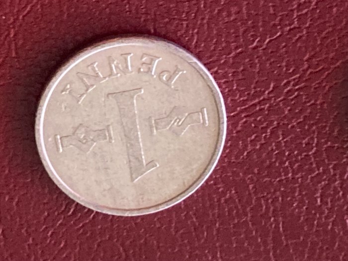 Münze Umlaufmünze Finnland 1 Penni 1975