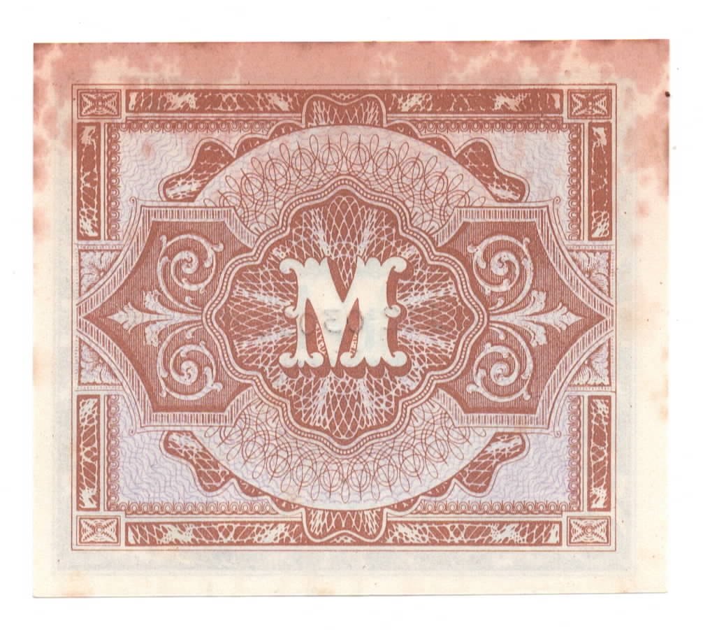  UDSSR-Druck, Ro. 201 c, 112030967, 1 Mark 1944, leicht gebraucht II   