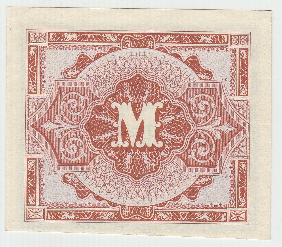  US-Druck, Ro. 201 a, 034322021, 1 Mark 1944, fast kassenfrisch I-   