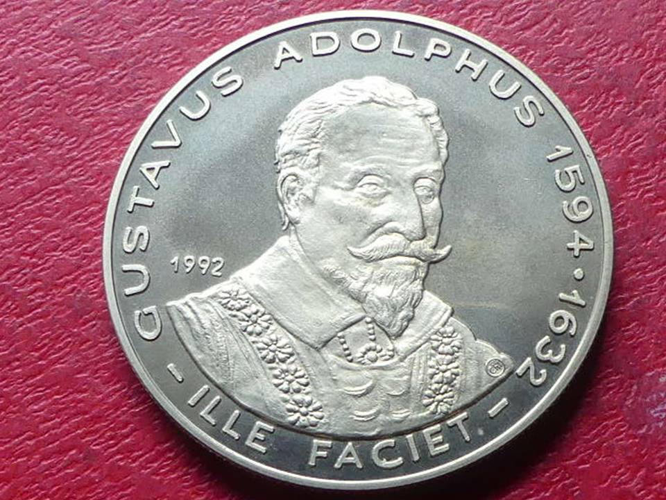  Schweden 5 ECU 1992 - Gustavus Adolphus 1594-1632 – Segelschiff   