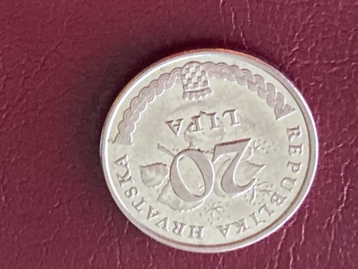  Münze Umlaufmünze Kroatien 20 Lipa 2015   