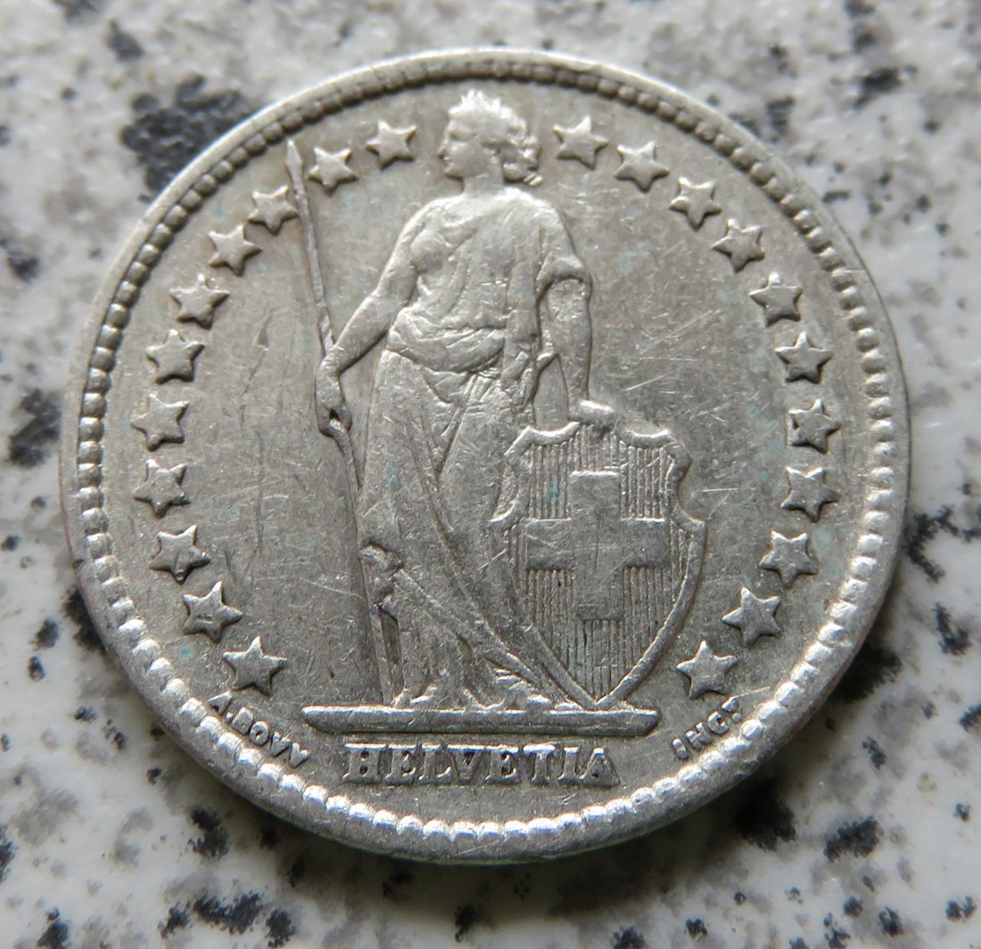  Schweiz 1/2 Franken 1899 B   