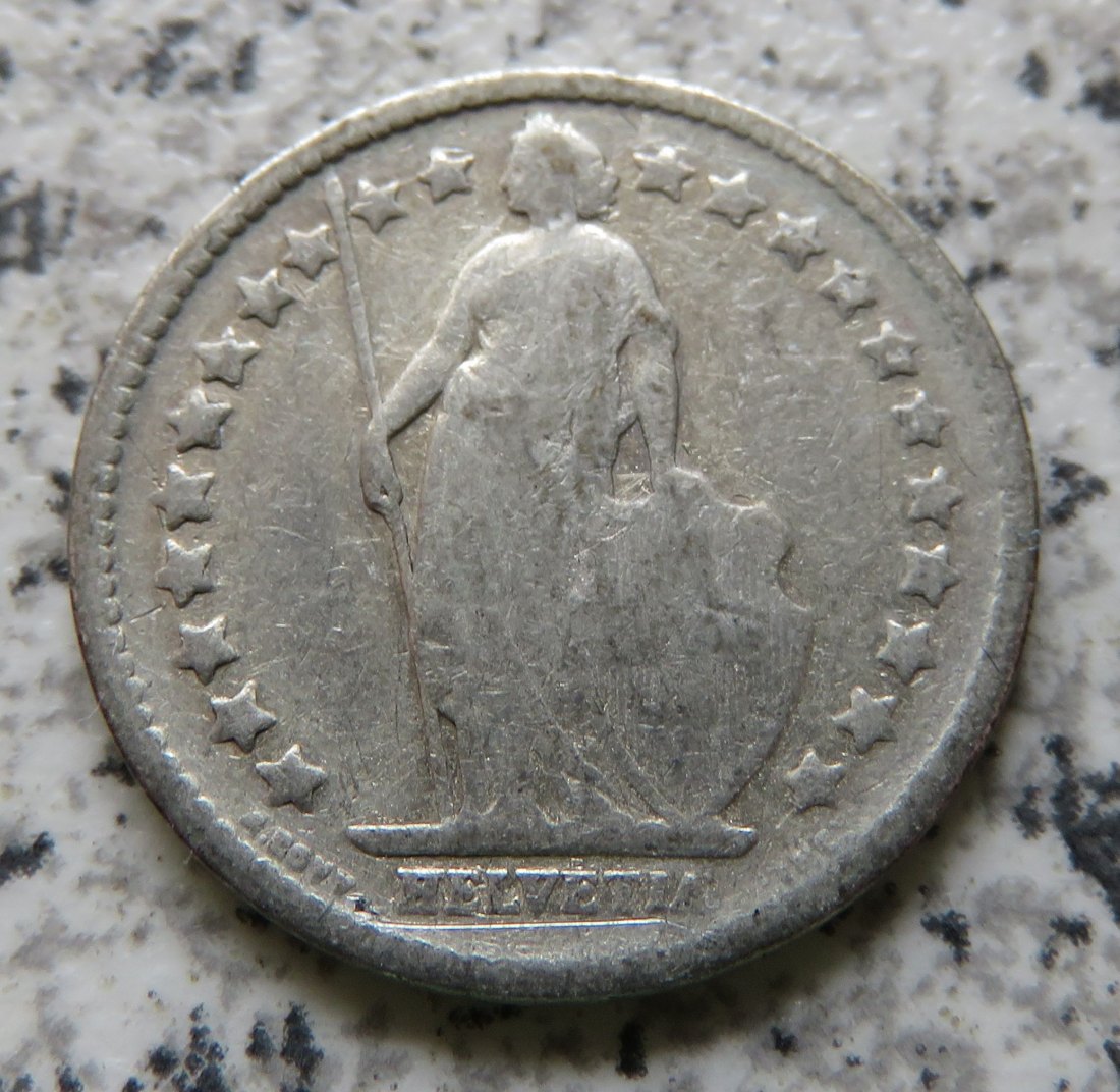  Schweiz 1/2 Franken 1903 B   