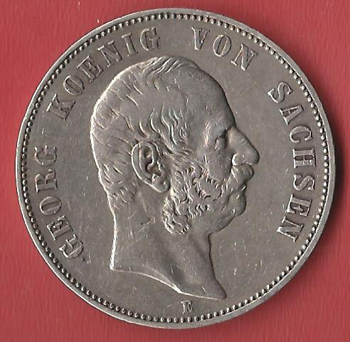  5 Mark Sachsen Georg 1903 Koblenzer Muenzen Studio Münzankauf Koblenz Frank Maurer AL102   
