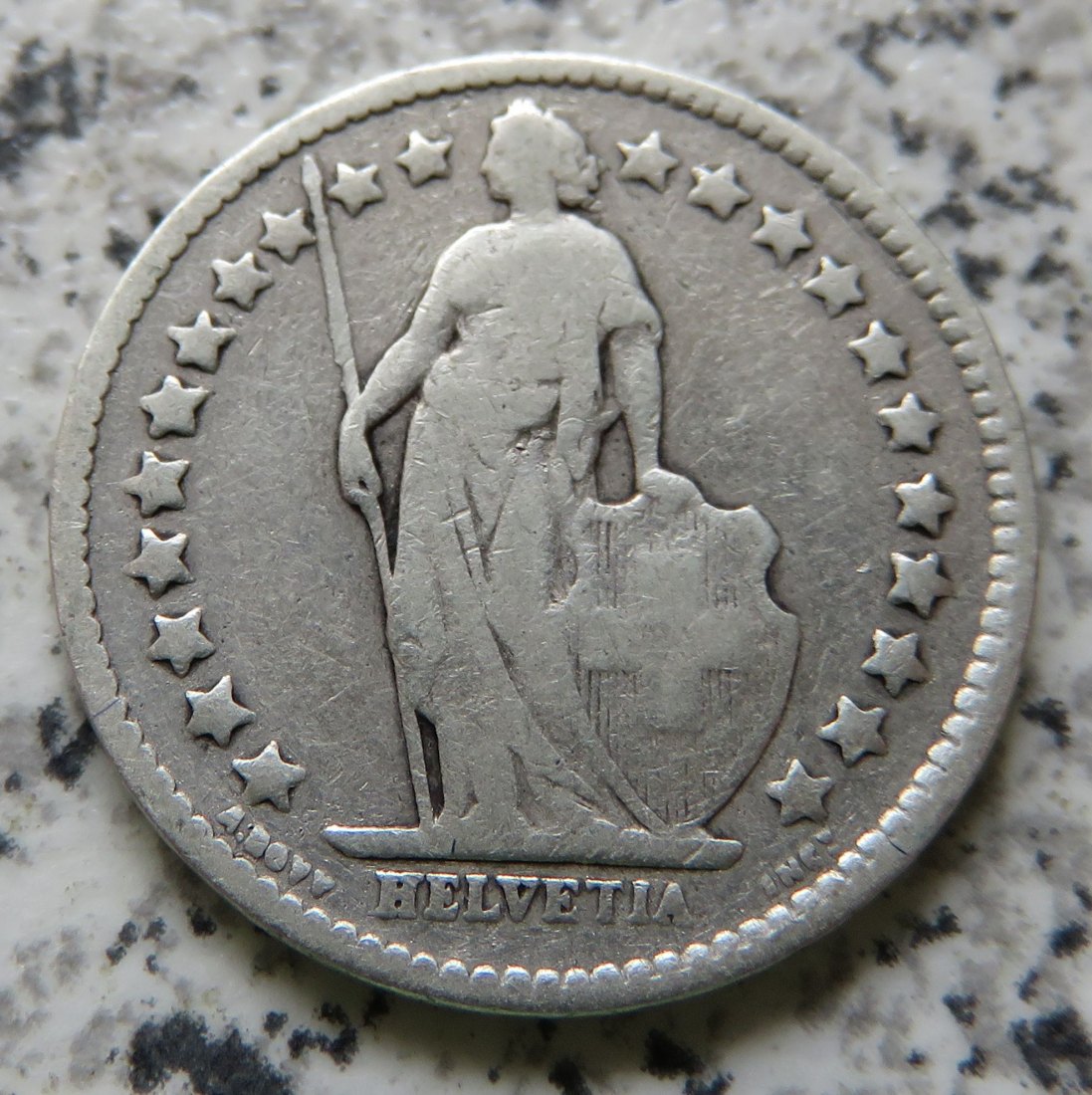  Schweiz 1/2 Franken 1906 B   