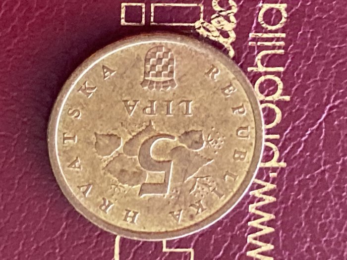  Münze Umlaufmünze Kroatien 5 Lipa 2011   