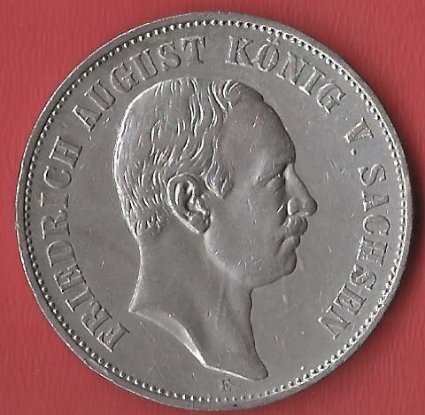  5 Mark Sachsen Friedrich 1907 Koblenzer Muenzen Studio Münzankauf Koblenz Frank Maurer AL105   