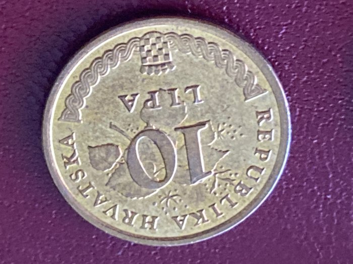 Münze Umlaufmünze Kroatien 10 Lipa 2017