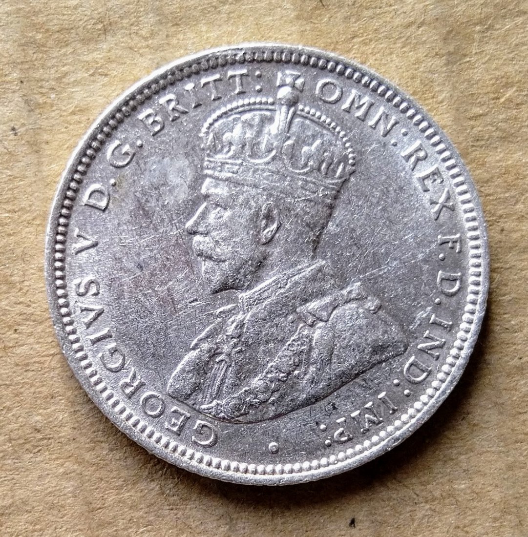  British West Africa 1 Shilling 1914 Silver   