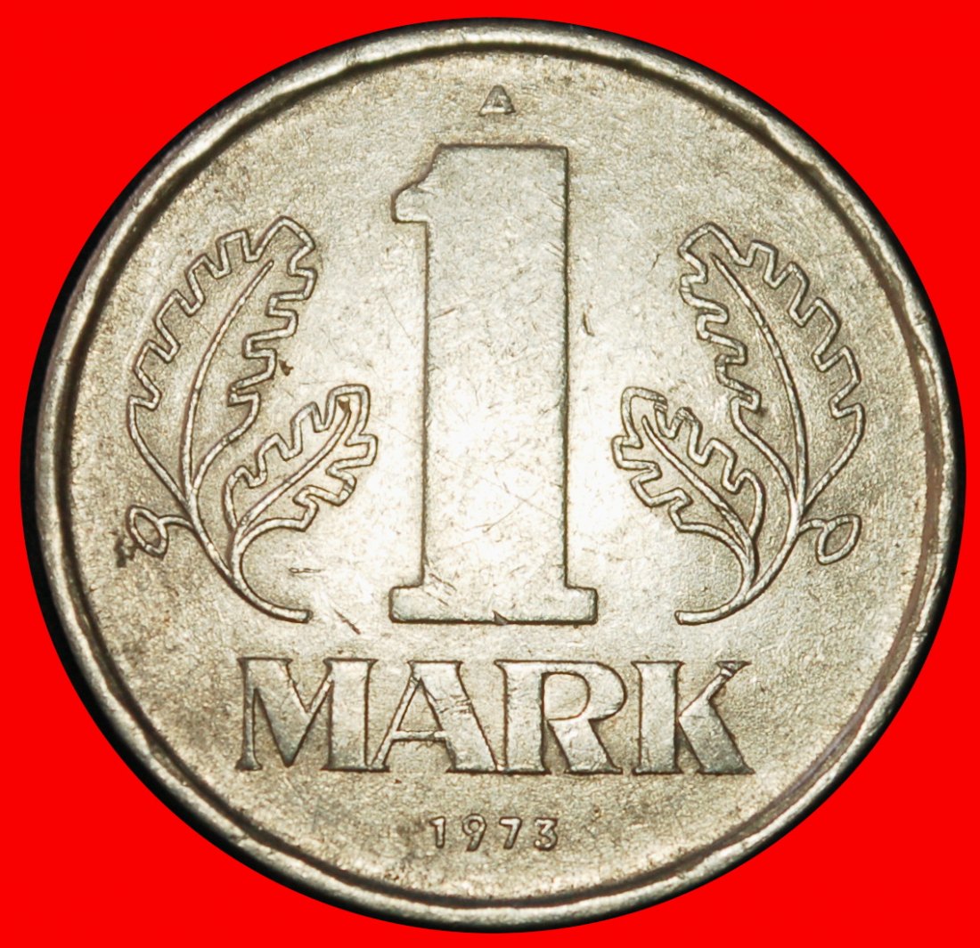  Ⰶ COMMUNIST STARS (1972-1990): GERMANY ★ 1 MARK 1973A! ★LOW START ★ NO RESERVE!   