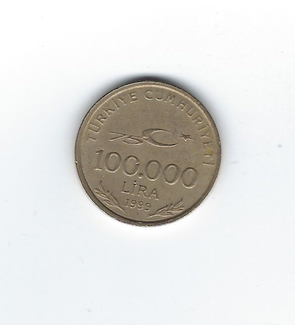  Türkei 100000 Lira 1999   