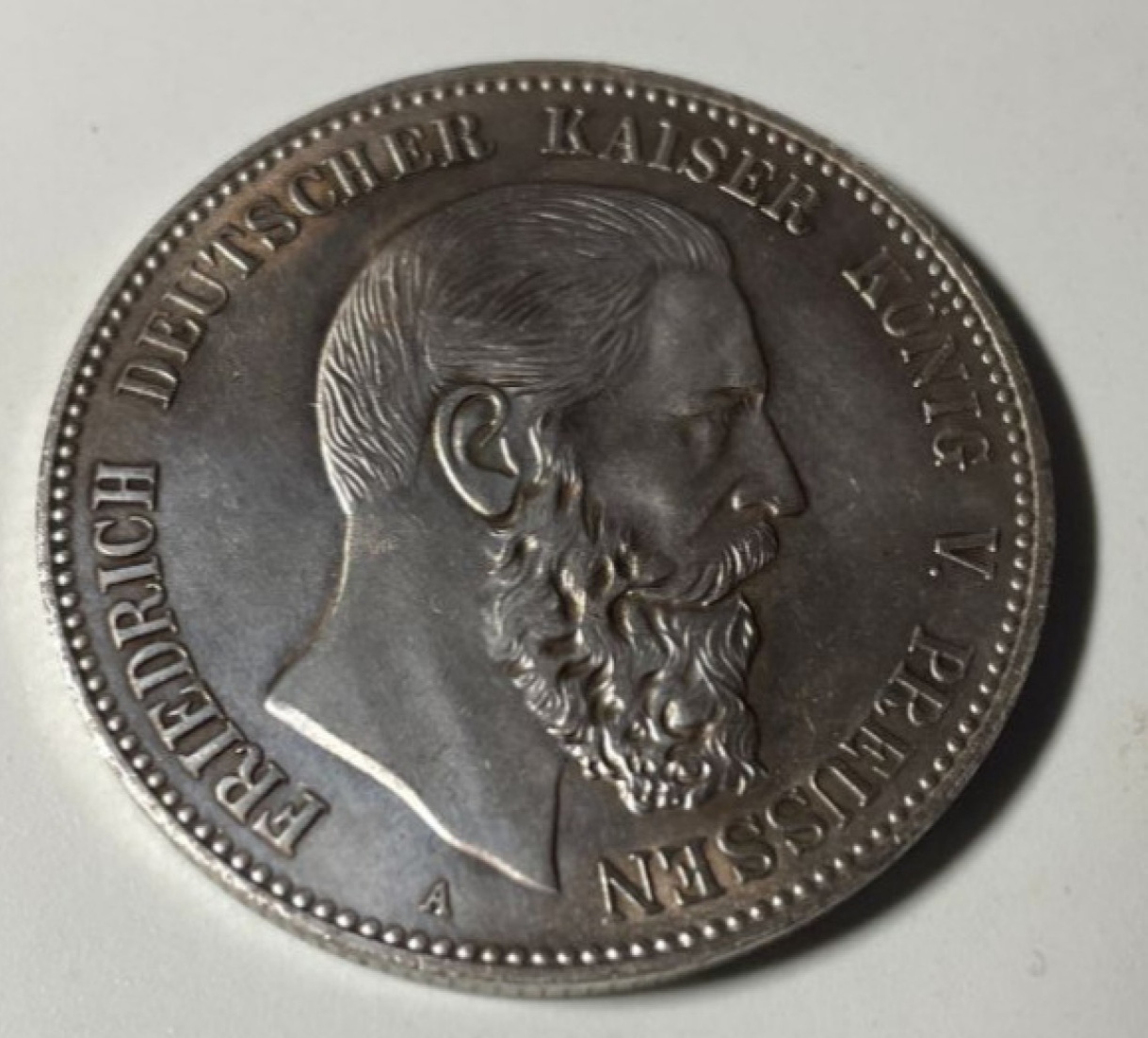 5 MARK KAISER FRIEDRICH III 1888 A NP VZ