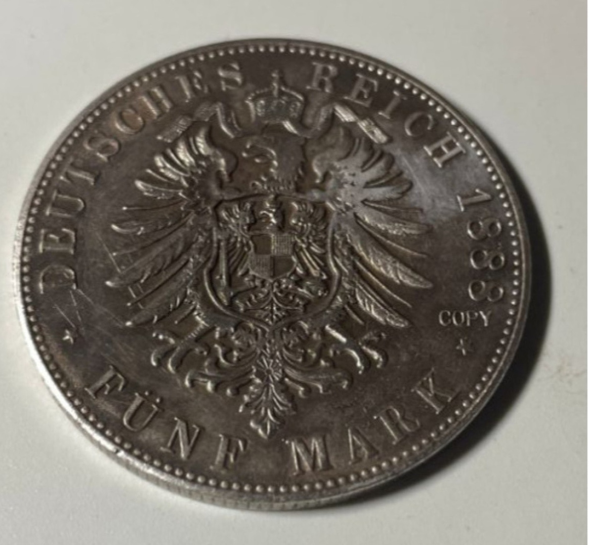  5 MARK KAISER FRIEDRICH III 1888 A NP VZ   