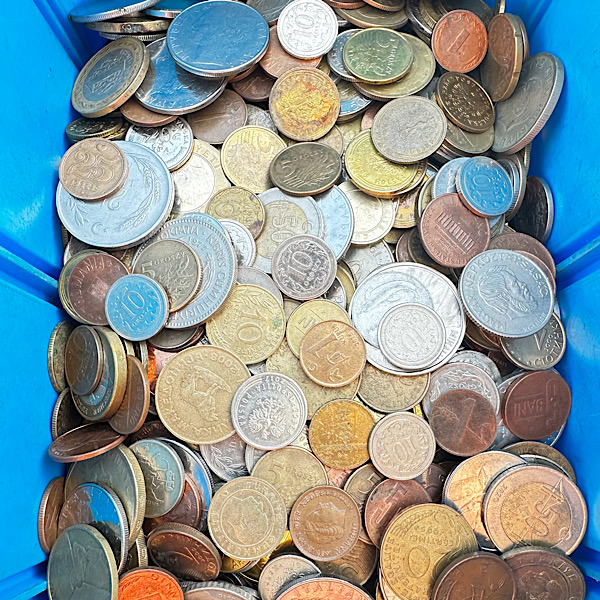Ca 10,3 kg Münzen aus dem Unlauf grosses Lot