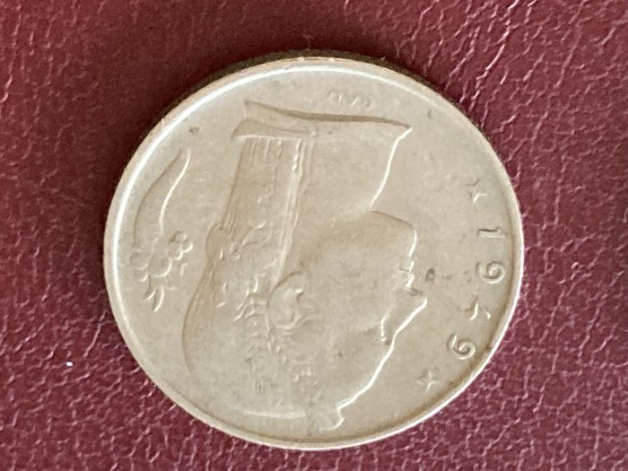  Münze Umlaufmünze Belgien 5 Francs 1949 Belgie   