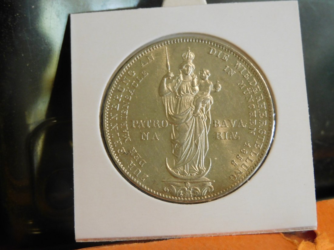  GERMANY 2 GULDEN 1855 BAVARIA.GRADE-PLEASE SEE PHOTOS.   