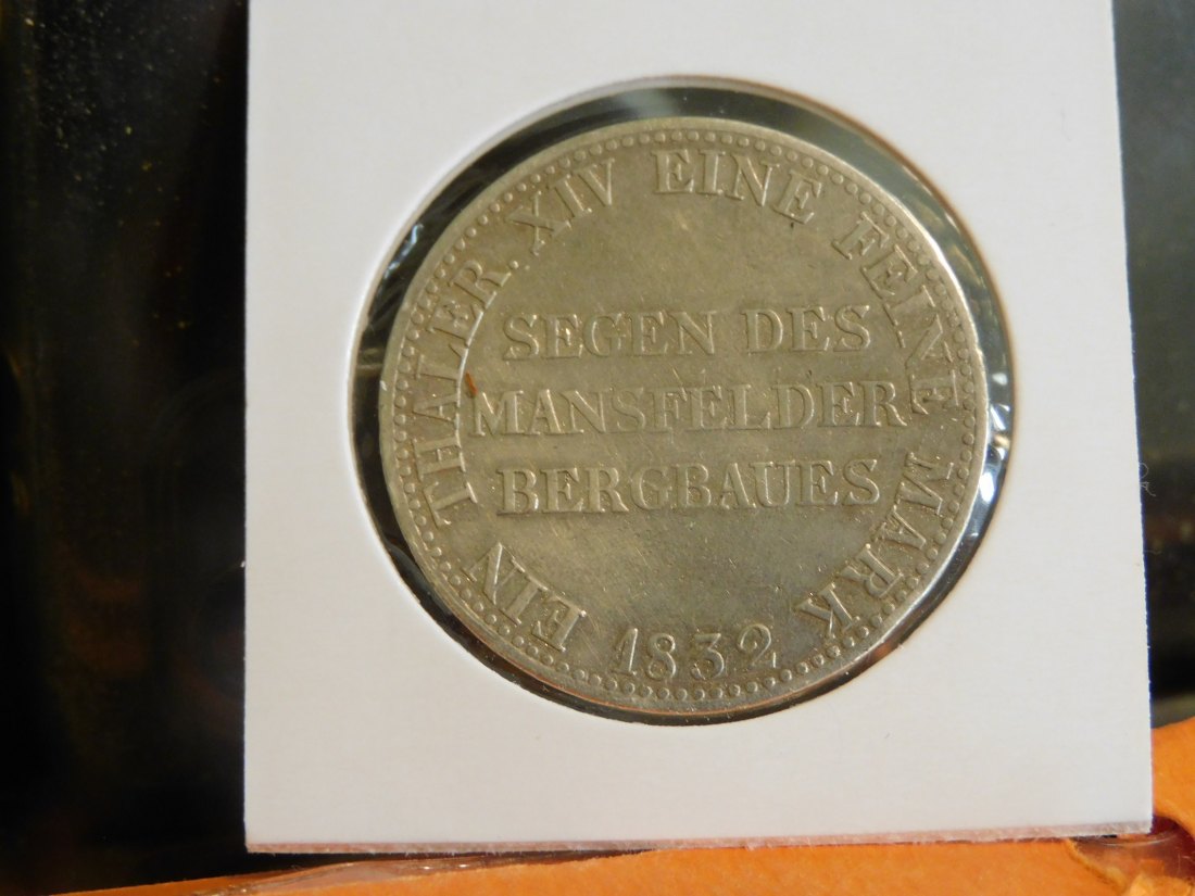 GERMANY 1 THALER 1832 PRUSSIA.GRADE-PLEASE SEE PHOTOS.   