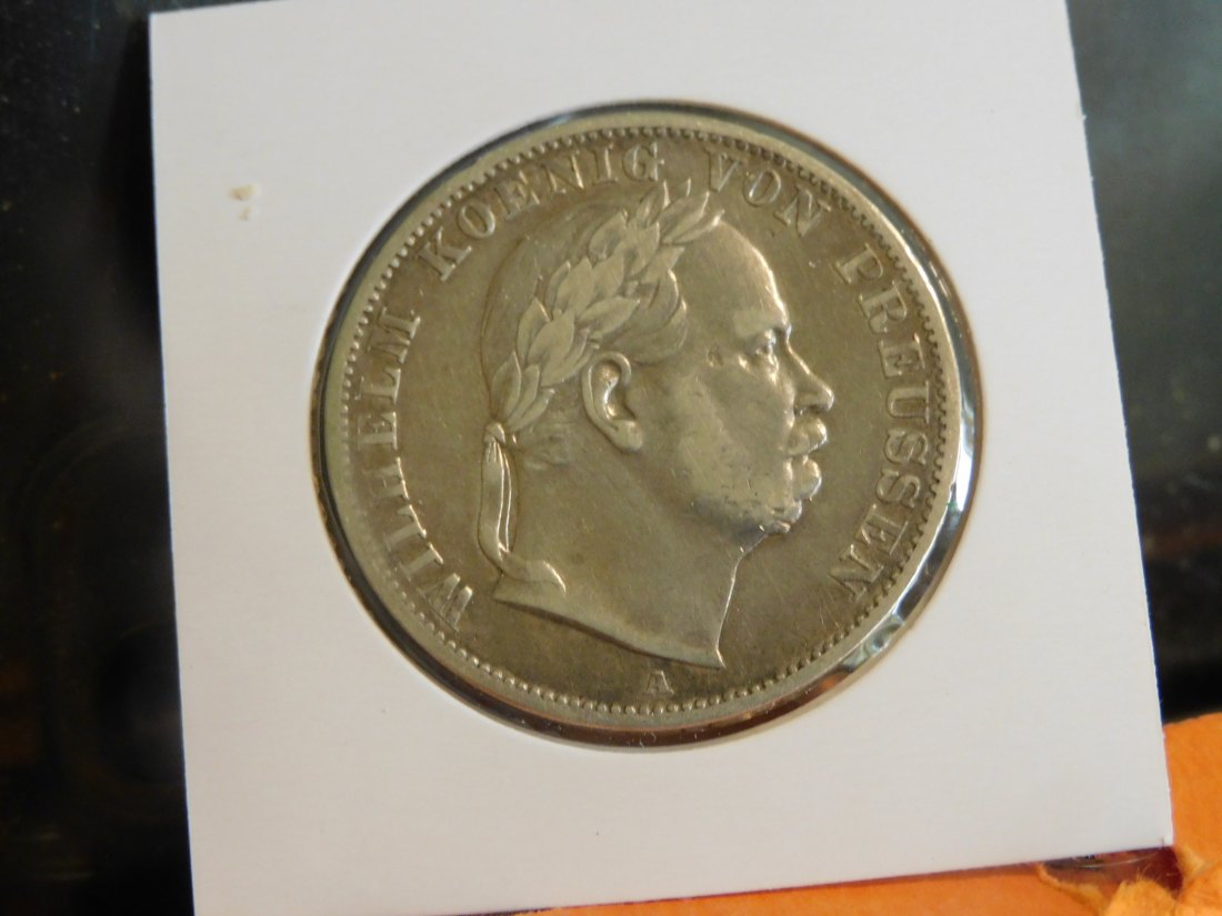 GERMANY 1 THALER 1866 PRUSSIA.GRADE-PLEASE SEE PHOTOS.