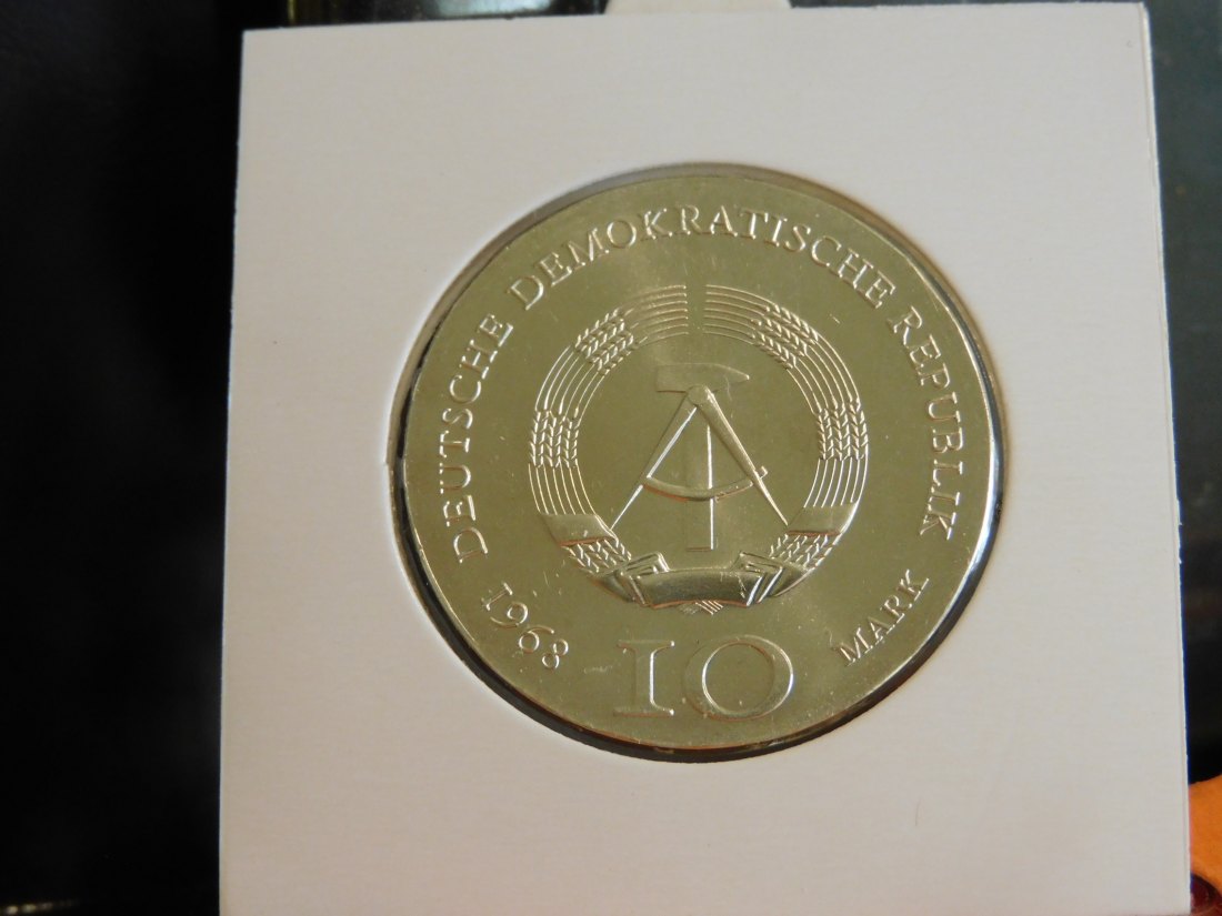  GERMANY 10 MARK 1968 DDR.GRADE-PLEASE SEE PHOTOS.   
