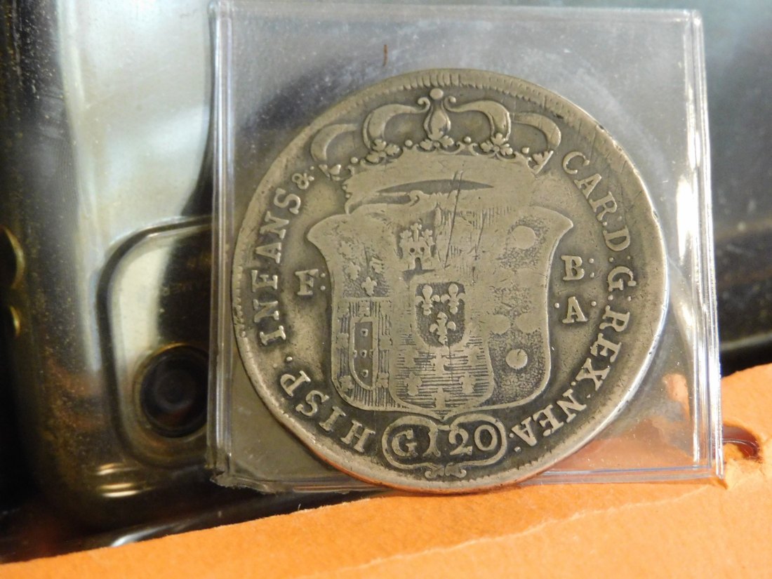  ITALY 120 GRANA 1735 KINGDOM OF NAPLES.GRADE-PLEASE SEE PHOTOS.   