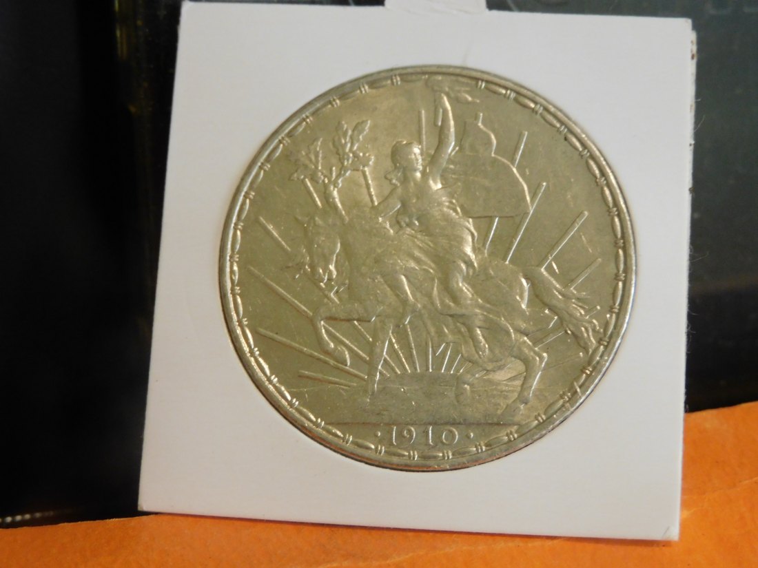 MEXICO 1 PESO 1910.GRADE-PLEASE SEE PHOTOS.