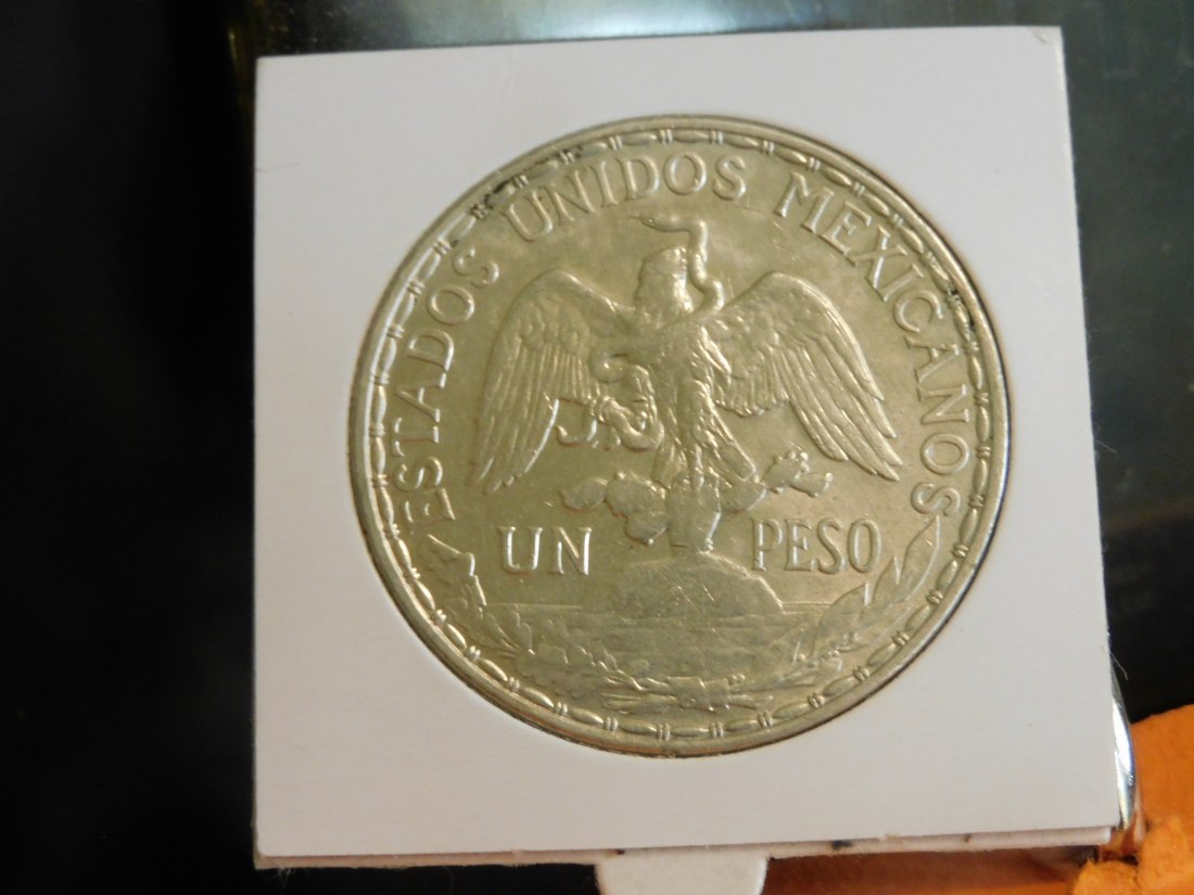  MEXICO 1 PESO 1910.GRADE-PLEASE SEE PHOTOS.   