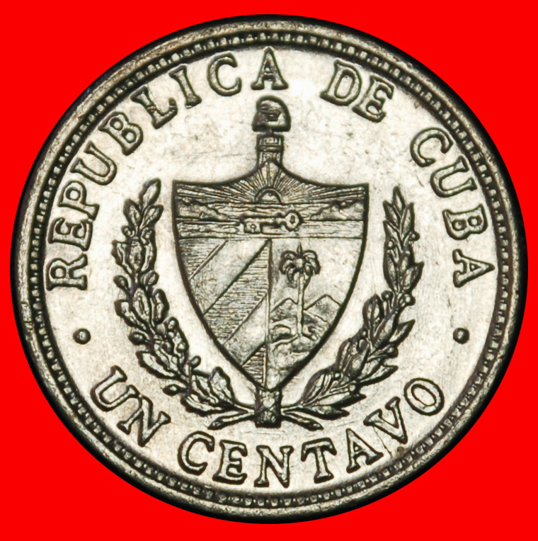  Ⰶ USSR (1963-1988): CUBA ★ 1 CENTAVO 1978 STAR! UNC MINT LUSTRE!★LOW START ★ NO RESERVE!   