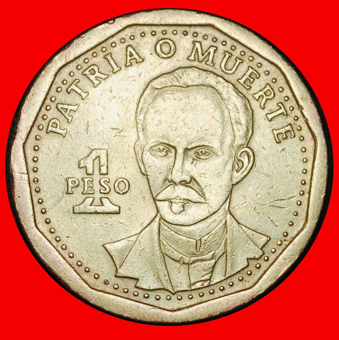 Ⰶ KEY TO AMERICA (1992-2022): CUBA ★ 1 PESO 2002! JOSE MARTI (1853–1895)★LOW START ★ NO RESERVE!