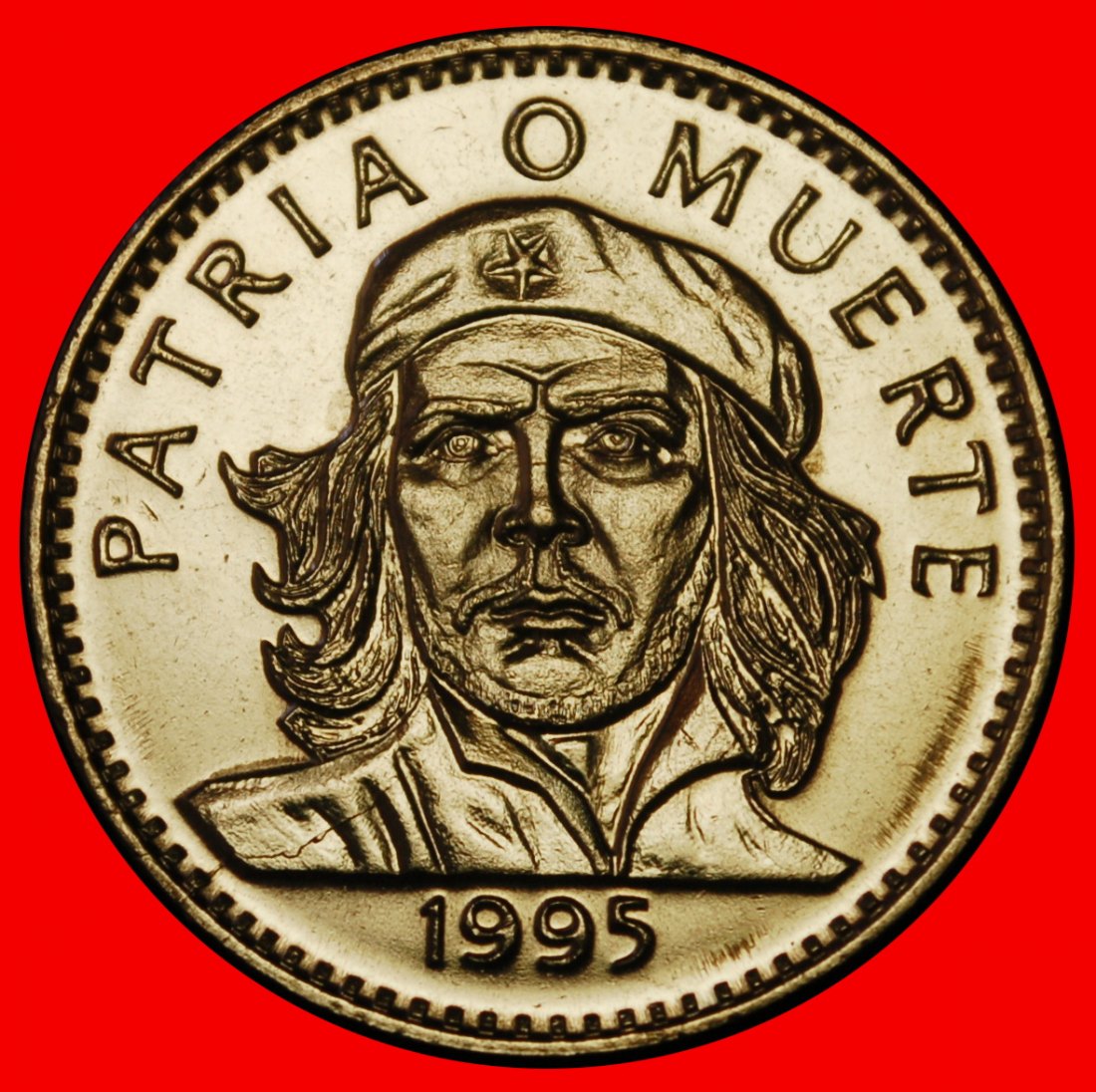  Ⰶ KEY TO AMERICA (1990-2002): CUBA★3 PESOS 1995 GUEVARA 1928-1967! DISCOVERY★LOW START ★ NO RESERVE!   