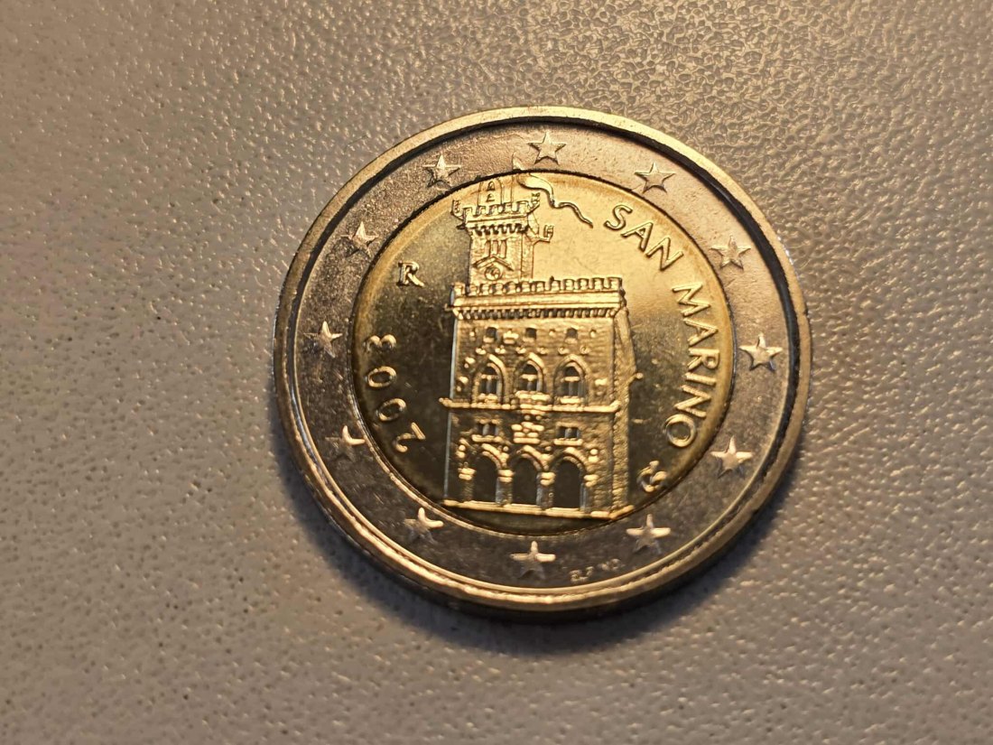  San Marino 2 Euro 2003 STG   