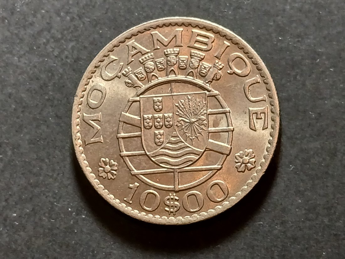  Mozambique - 10 Escudos 1974   