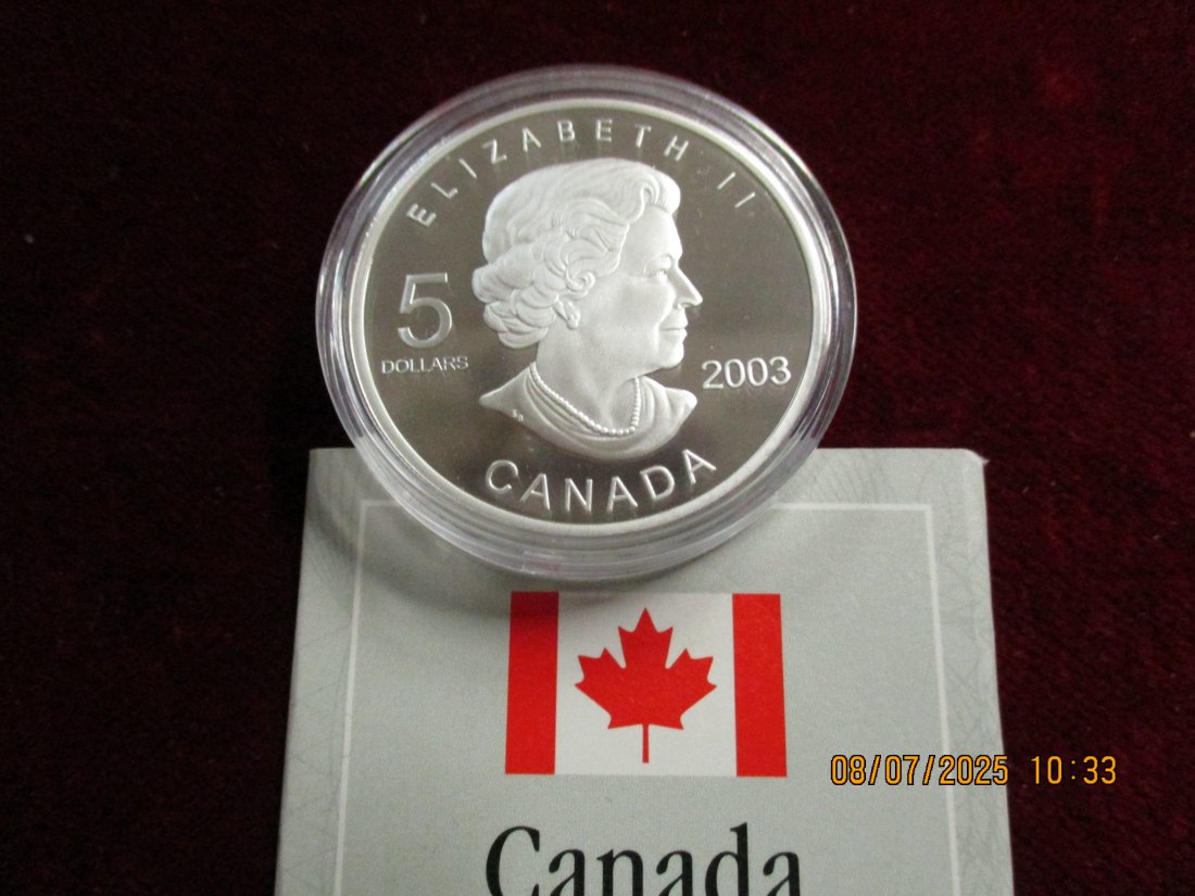  Münze 5 Dollar Kanada 2006 FIFA World Cup Germany 31,1g /3   