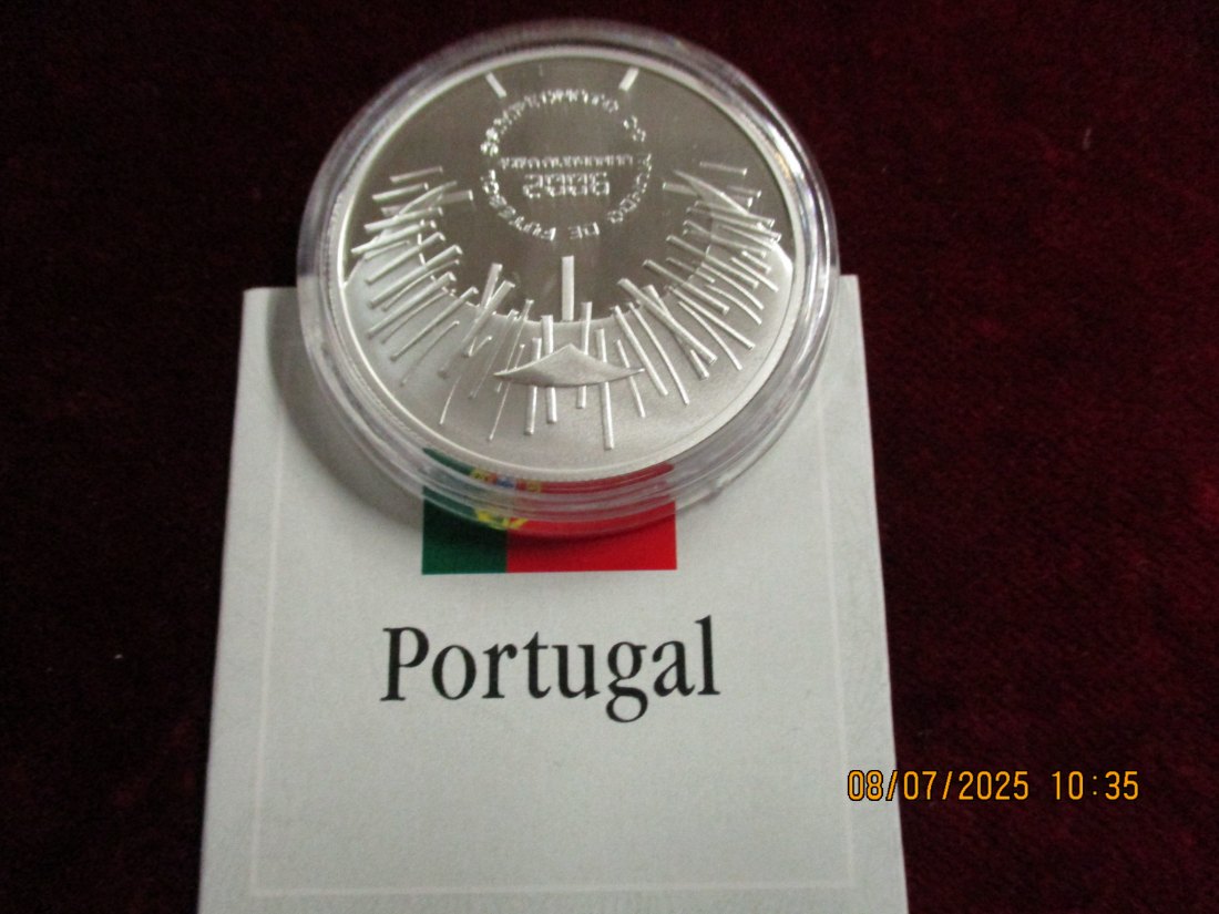  Münze Portugal 10 Euro 2006 FIFA World Cup Germany 27g /6   