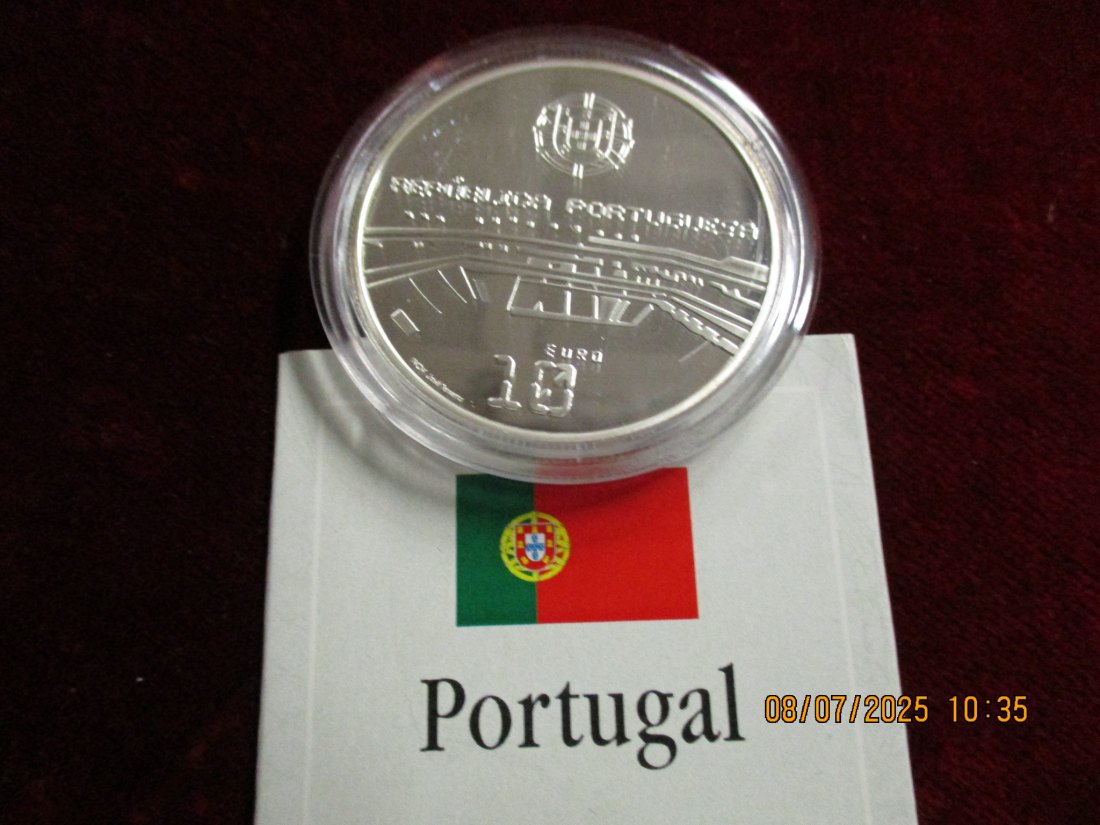  Münze Portugal 10 Euro 2006 FIFA World Cup Germany 27g /6   