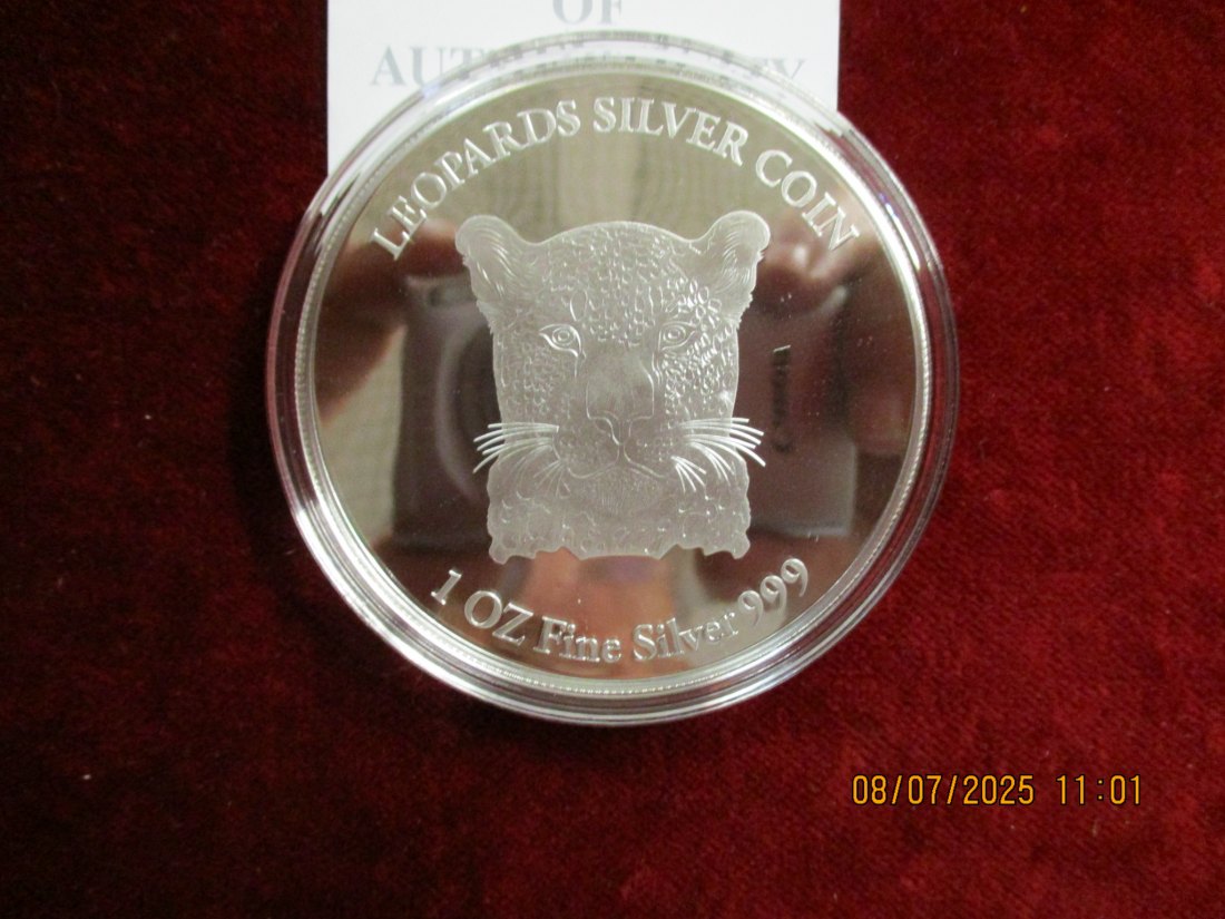  Münze 20 Dalasis 2025 Gambia Silbermünze 31,1g - 1101910  /8   