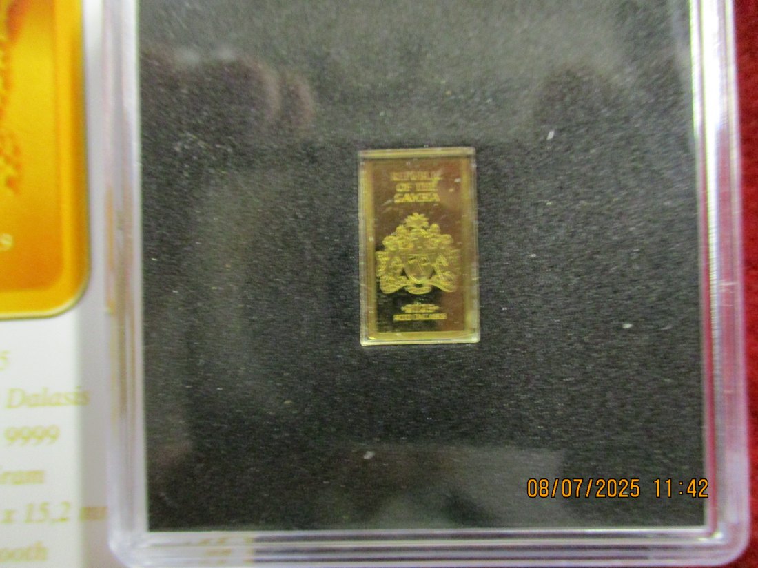  Anlagegold 1 Gramm Goldbarren 9999er Gold   