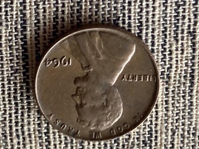 Münze Umlaufmünze USA 1 Cent 1964 ohne Münzzeichen   