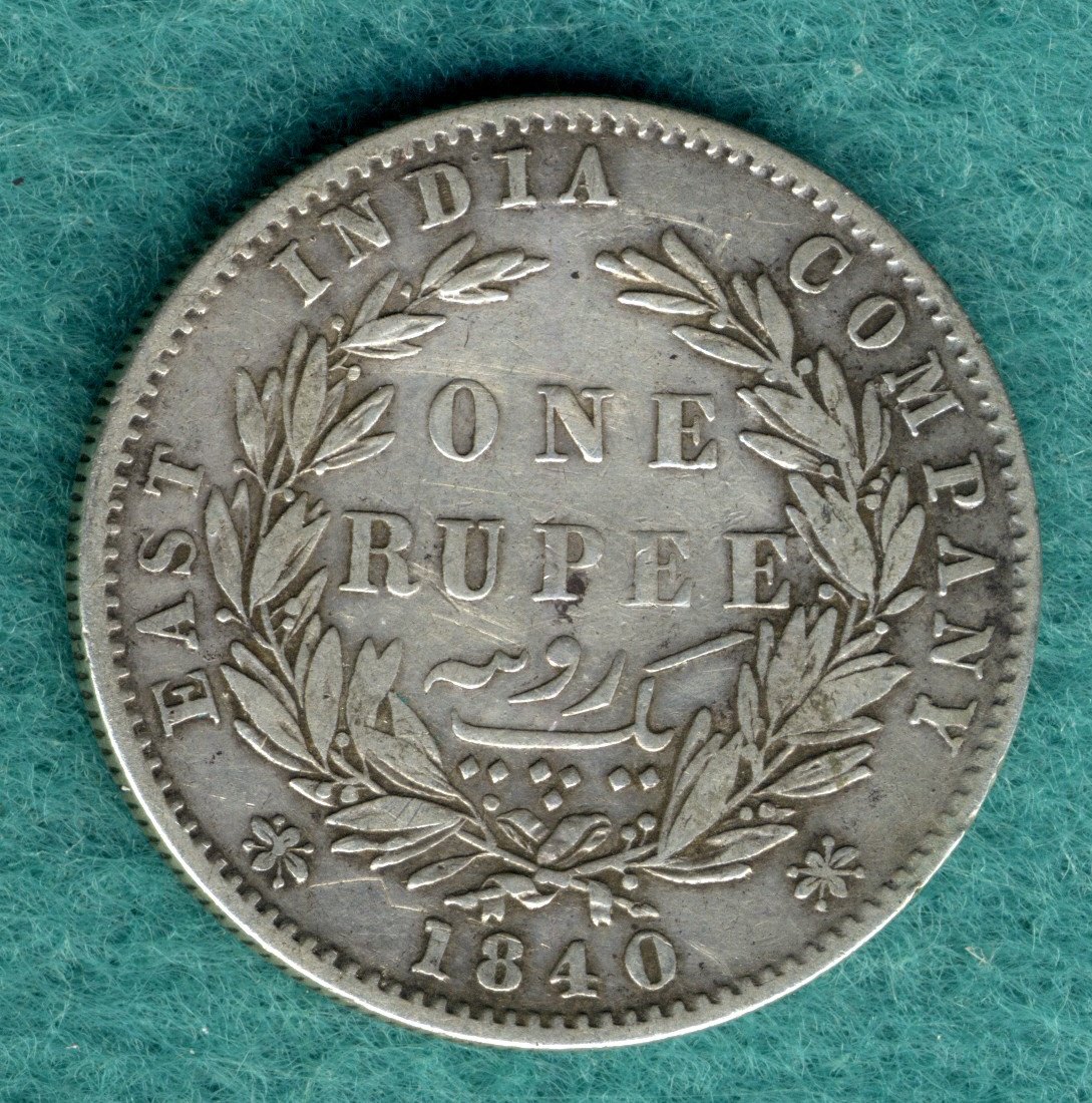  Indien - One Rupee 1840 - Victoria   