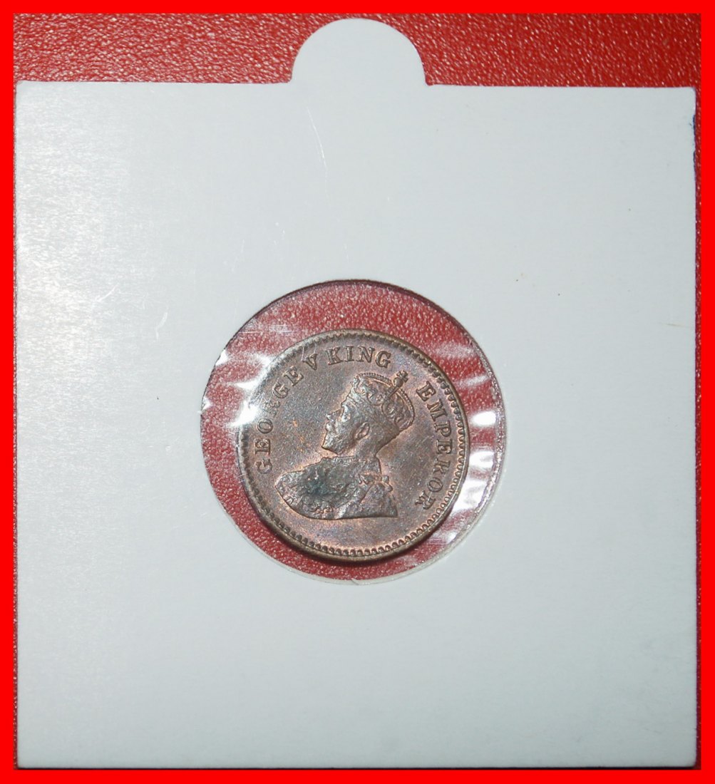  Ⰶ ELEPHANT (1912-1936): INDIA ★ 1/12 ANNA 1933! GEORGE V (1911-1936) UNC ★LOW START ★ NO RESERVE!   