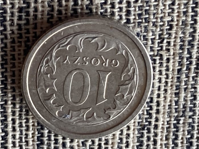 Münze Umlaufmünze Polen 10 Groszy 2004