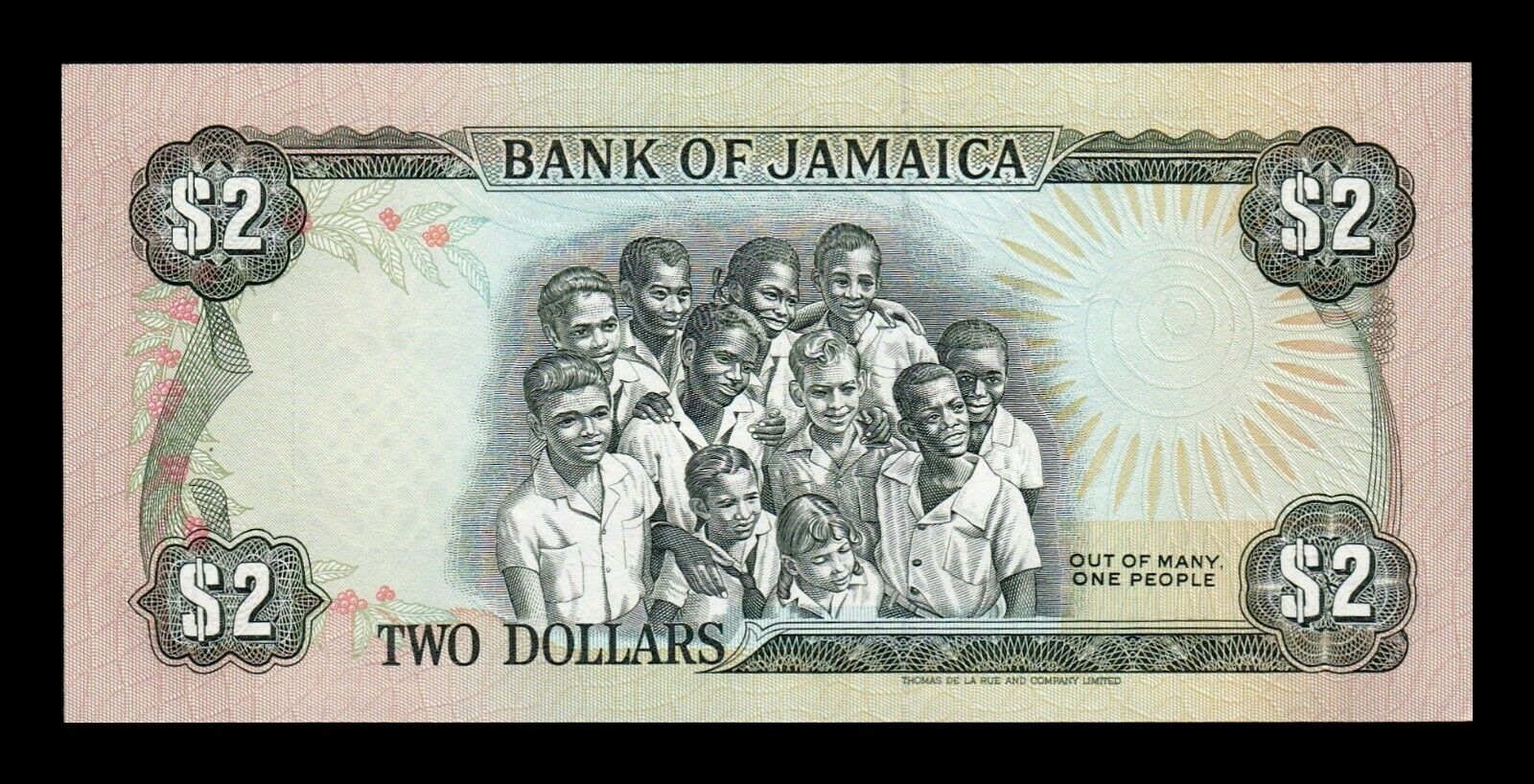  Jamaika 2 Dollar 1993 UNC   