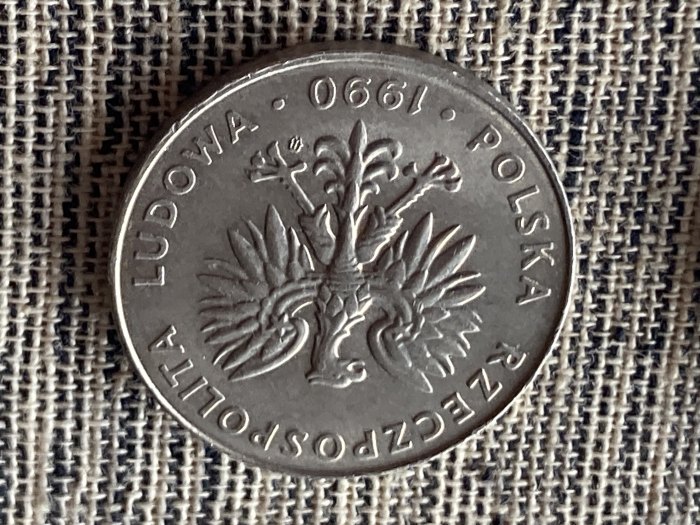  Münze Umlaufmünze Polen 20 Zloty 1990   